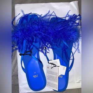 BLUE ZARA SANDALS